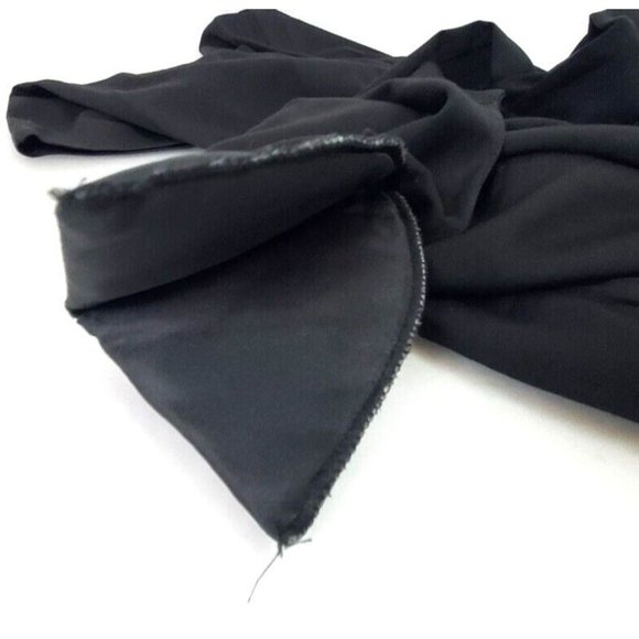 Vintage P.J. Klein Women's Size 16W Black Dress Large Button Front Short Sleeve - Picture 7 of 10